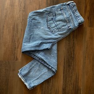american eagle hi rise girlfriend jeans